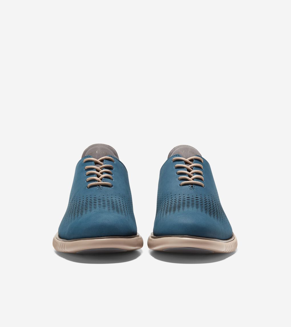 Men's 2.ZERØGRAND Lined Laser Wingtip Oxford 